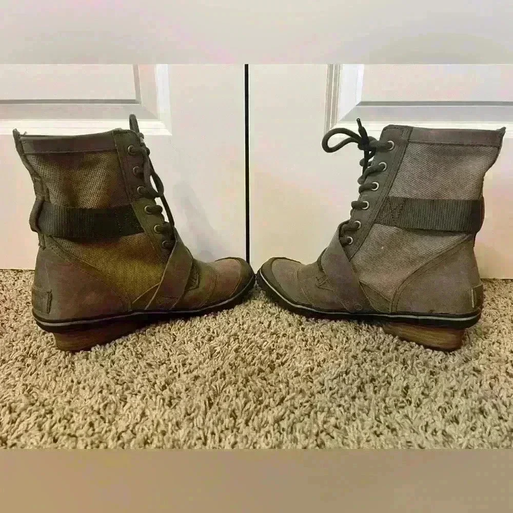 Sorel Lace Up Waterproof Boots